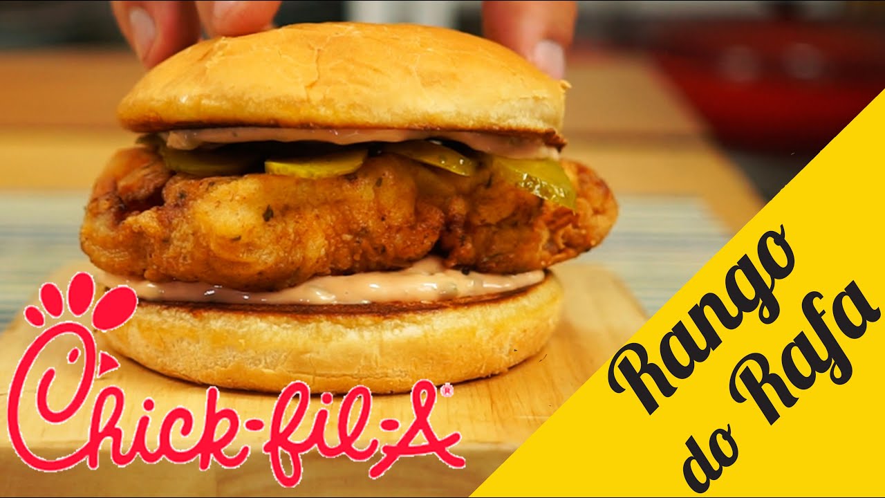 Chick-Fil-A - Sanduiche de Frango - Rango do Rafa