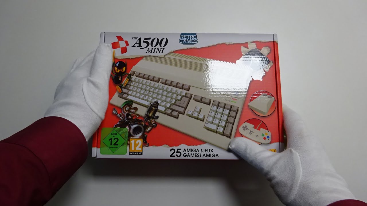 UnBoxingBoxes | THE A500 MINI Unboxing Amiga 500 mini (ASMR)