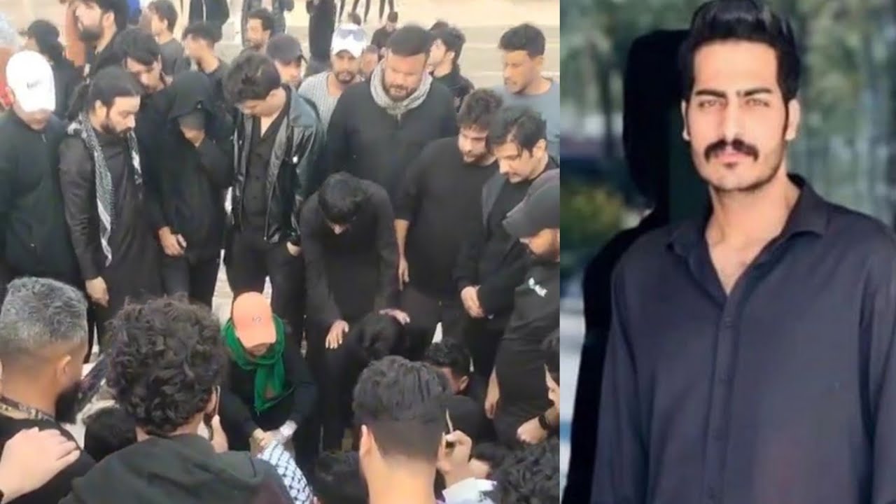 صديق منتظر علي ينعه على قبره وجماعته يصرخون يبجون الصخر