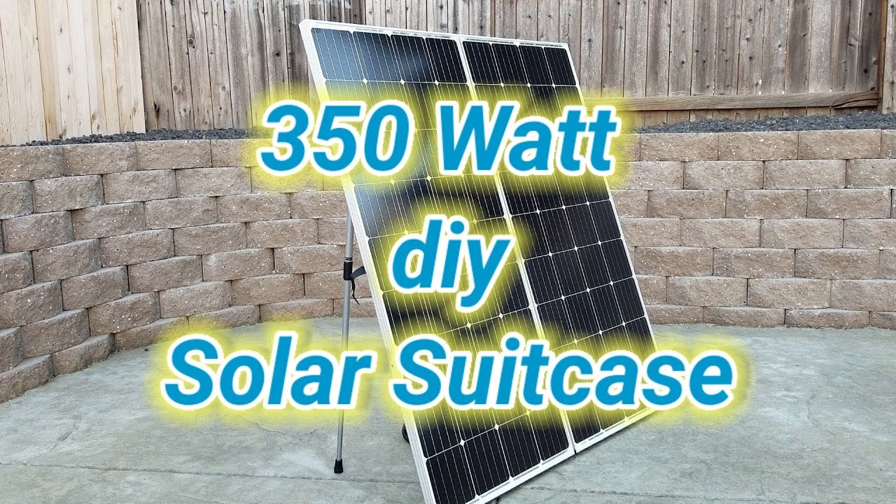SIMPLE DIY Solar Suitcase!