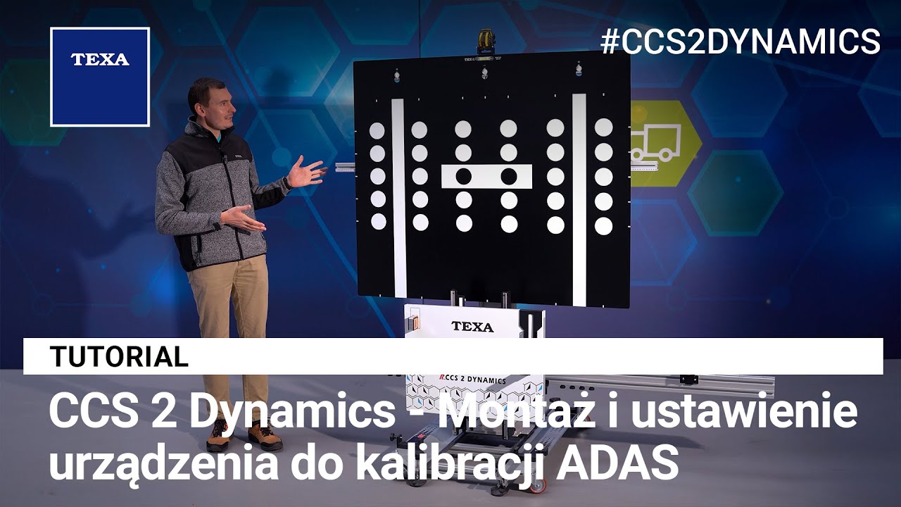 TEXA - CCS DYNAMICS 2 | Montaż i ustawienie urządzenia do kalibracji ADAS