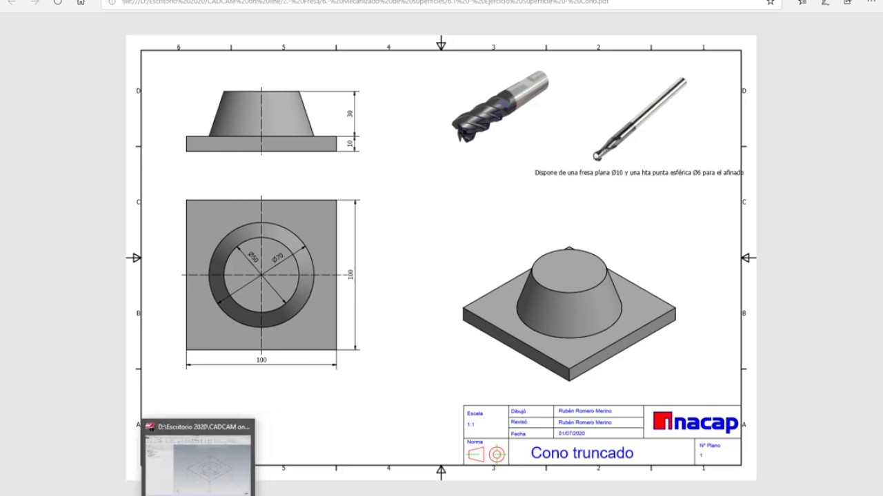 Ejercicio Superficie   Cono
