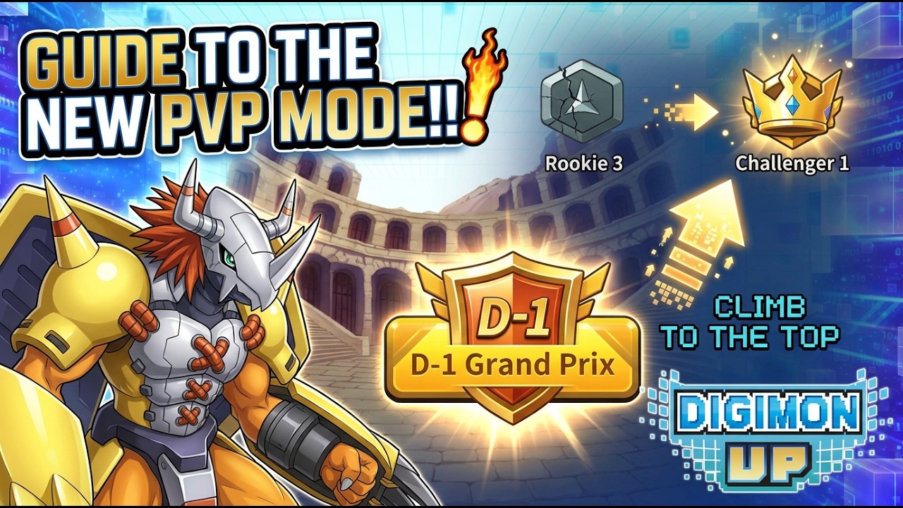 Digimon Up &mdash; НОВЫЙ PVP-РЕЖИМ &mdash; Гайд по Гран-при D-1!!!