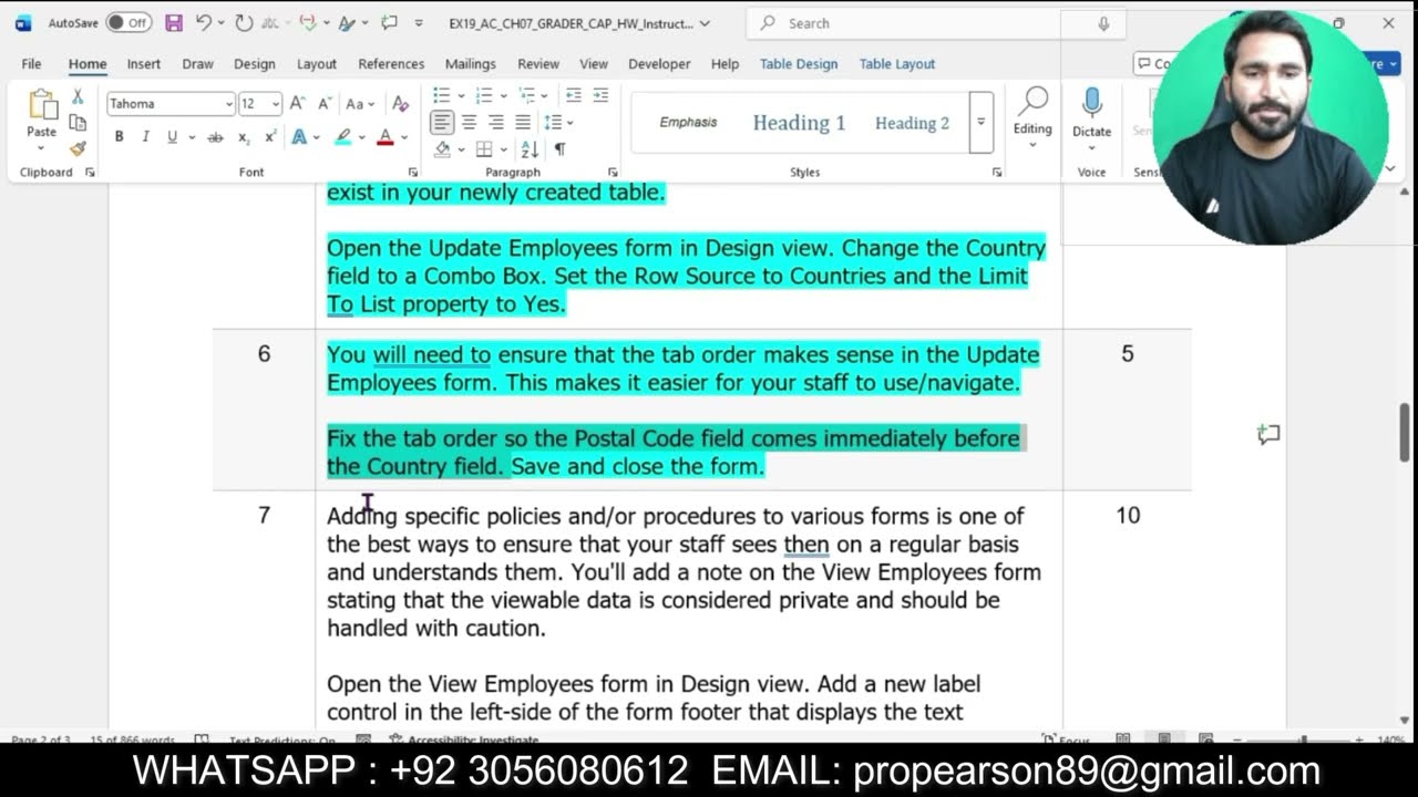 Exp19_Access_Ch07_Cap_Replacement_Parts_1.0 | Access_Chapter_7_Capstone_Replacement_Parts