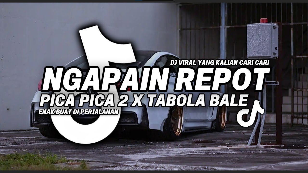 DJ TIKTOK TERBARU! DJ NGAPAIN REPOT X PICA PICA 2 X TABOLA BALE TERBARU 2025