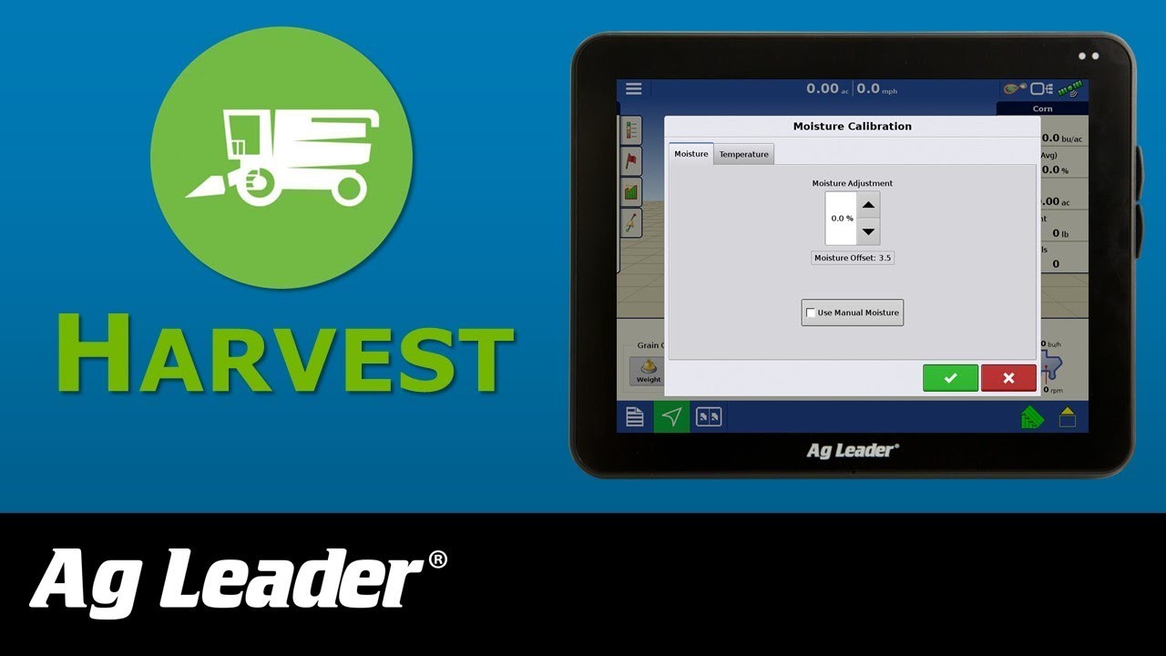 Harvest Moisture Calibration on InCommand&reg; Displays