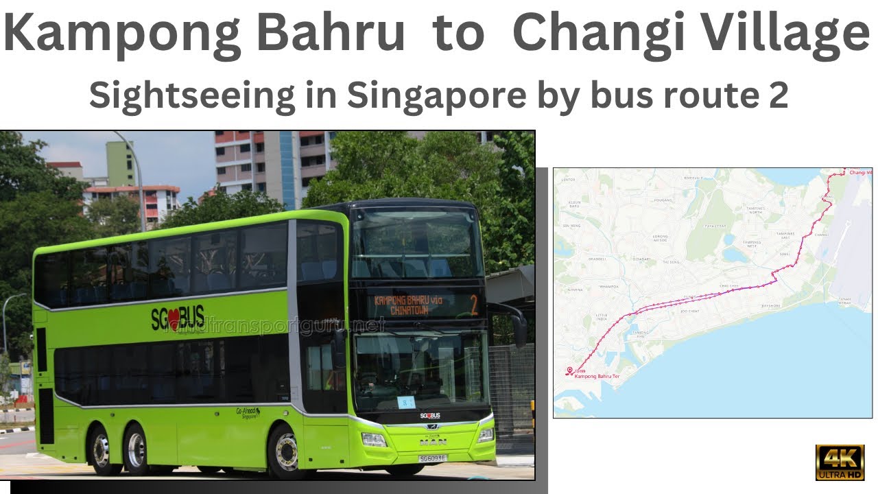 Bus route 2 - a perfect sightseeing trip in  Singapore