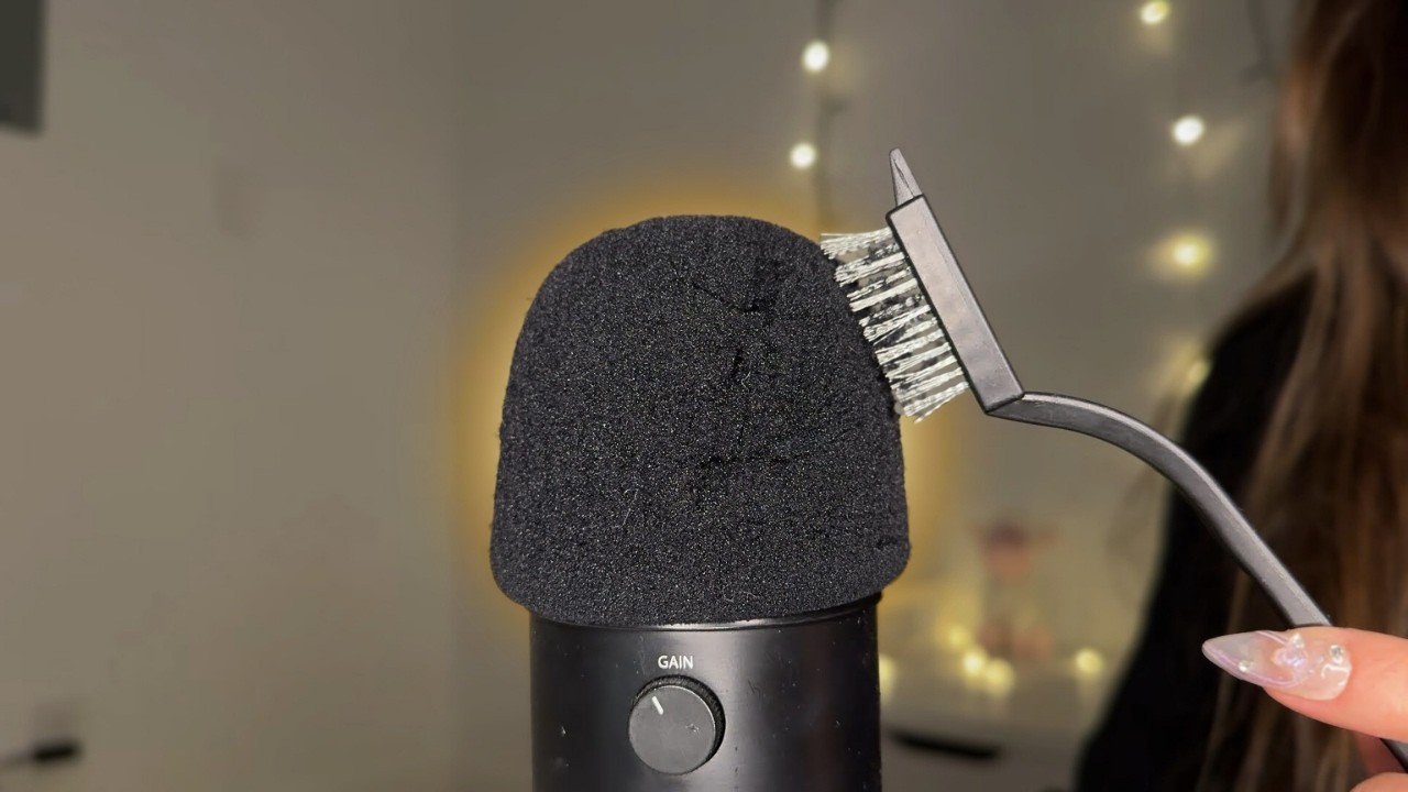 Deep Foam Scratches with Metal, Rough, Soft Brushes [ASMR] No Talking