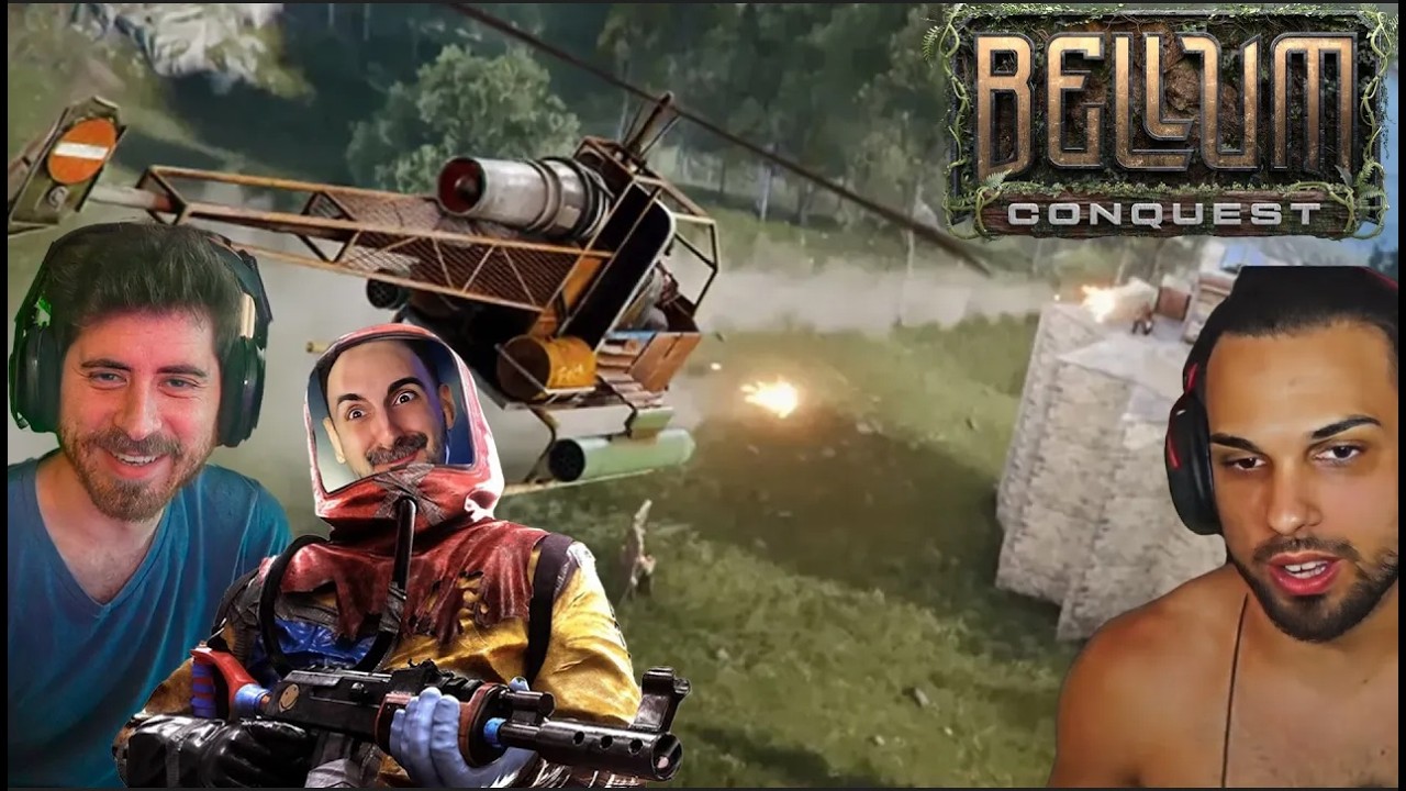 Mejores Momentos BELLUM CONQUEST #3 RICOY y yo contra PEREIRA desde un HELICOPTERO #rust #ricoy