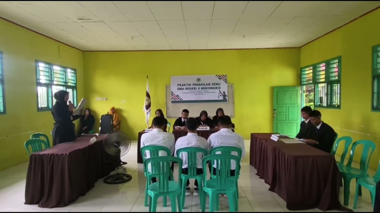 UJIAN PRAKTEK PPKN : sidang peradilan semu kelas 12 ips 1 kelompok 2 #yt #sman4mukomuko