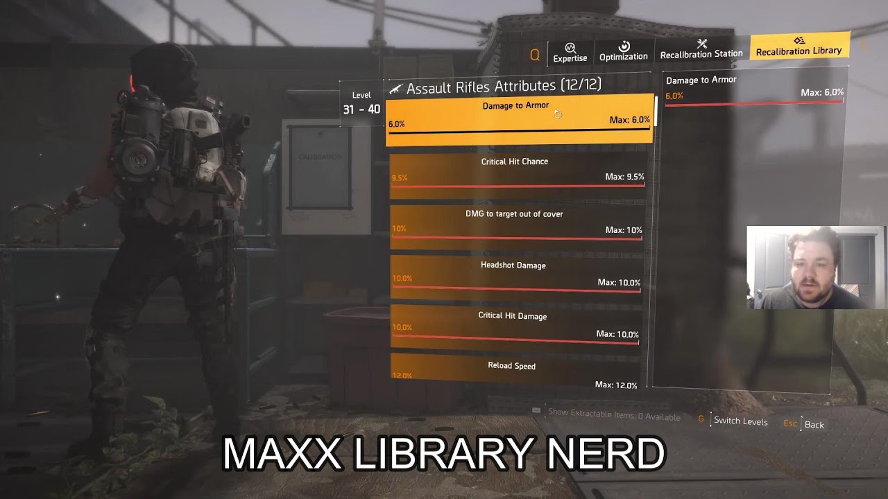 THE BEST WAY TO MAX RECALIBRATION LIBRARY [DIVISION 2]