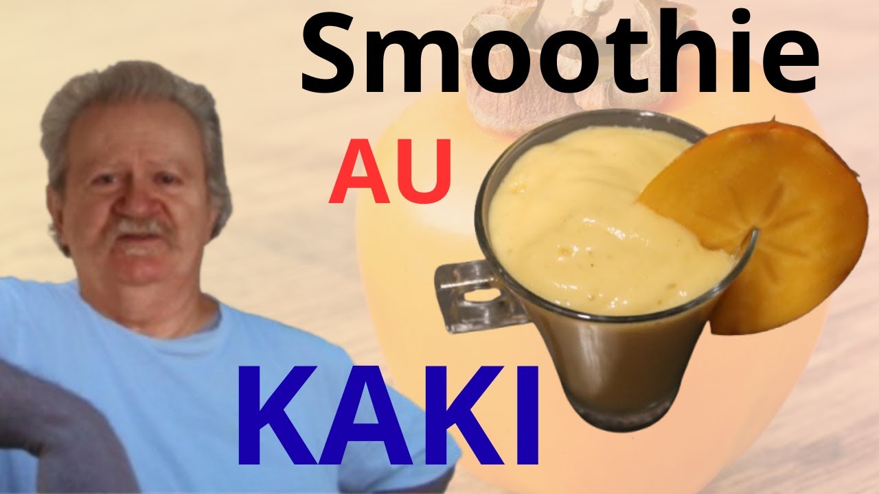 Le Smoothie au Kaki le Plus Crémeux 🌟 Recette Minute qui Change Tout !