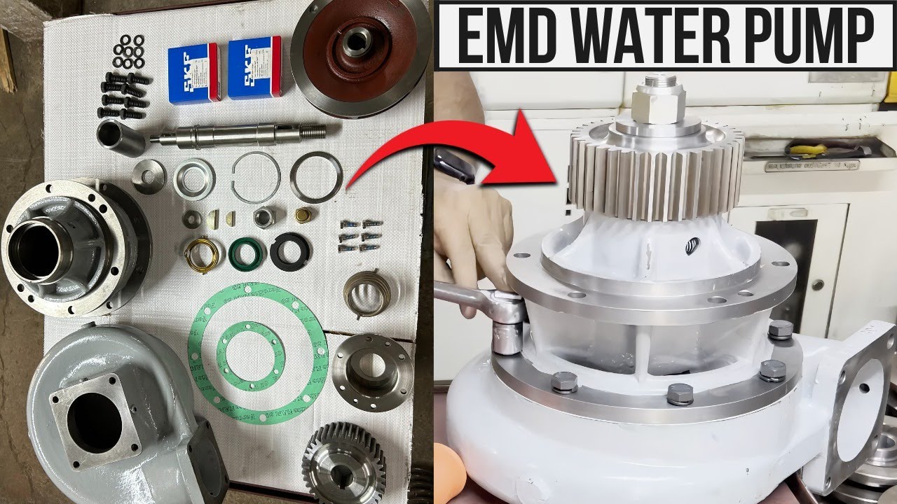 EMD Water Pump | 40004235 | 40004234 | Locomotive Parts 
