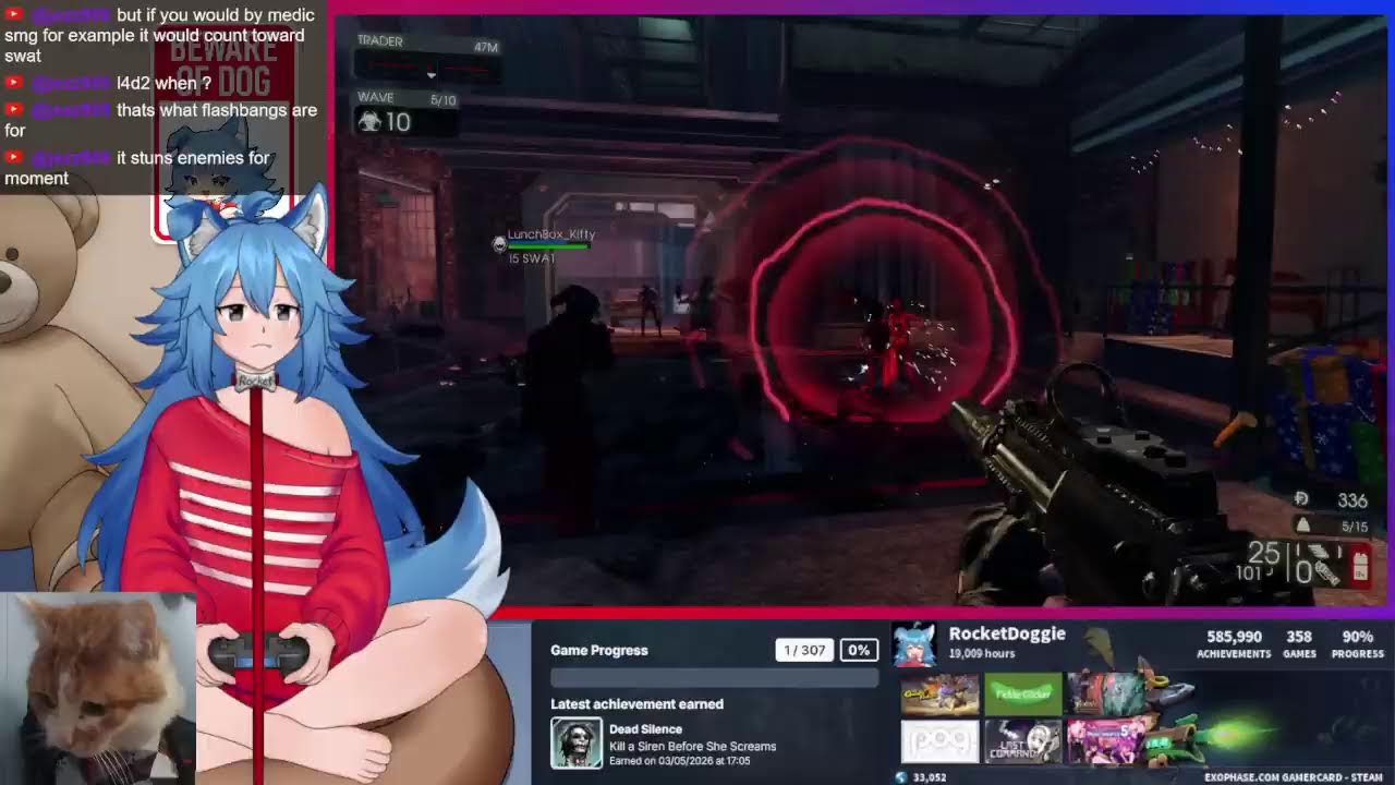 Killing Floor 2 (Steam) #1 (Part 1/2) - With @LunchBox_Kitty - #vtuber #achievementhunting