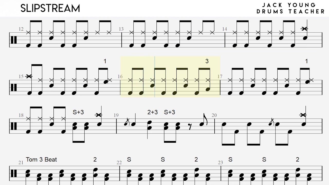 How to Play Slipstream on Drums 🎵 -  Rockschool Grade 2