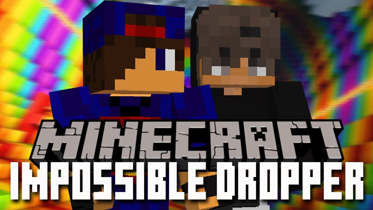 Minecraft DROPPER - Impossible Dropper Infinite #01: POWIĘKSZ DZIURĘ 🤣 w/ @selvo