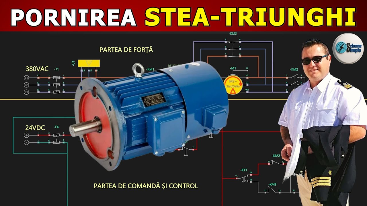 Pornirea Stea&ndash;Triunghi motor electric trifazat EXPLICATĂ CLAR