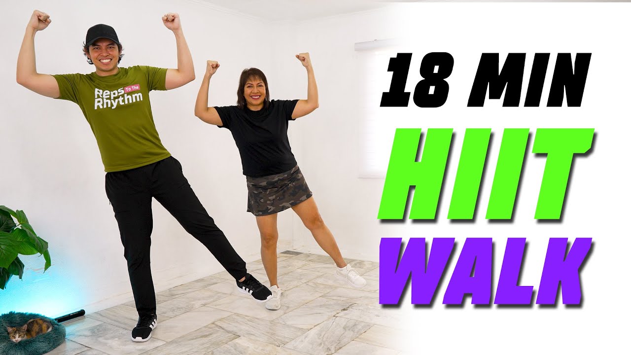 18 Min HIIT WALK Workout • Fat Burning • Keoni Tamayo • Workout #267