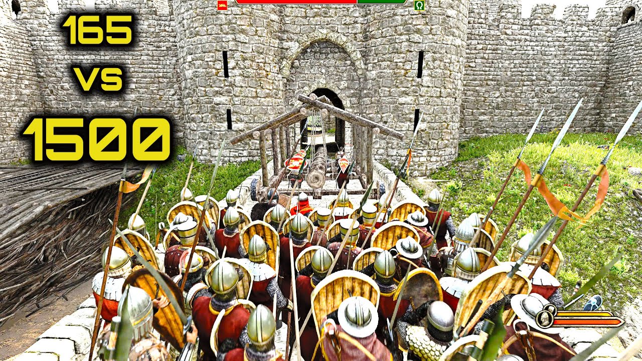 Неудачная оборона замка с армией из 165 человек - Mount & Blade II Bannerlord