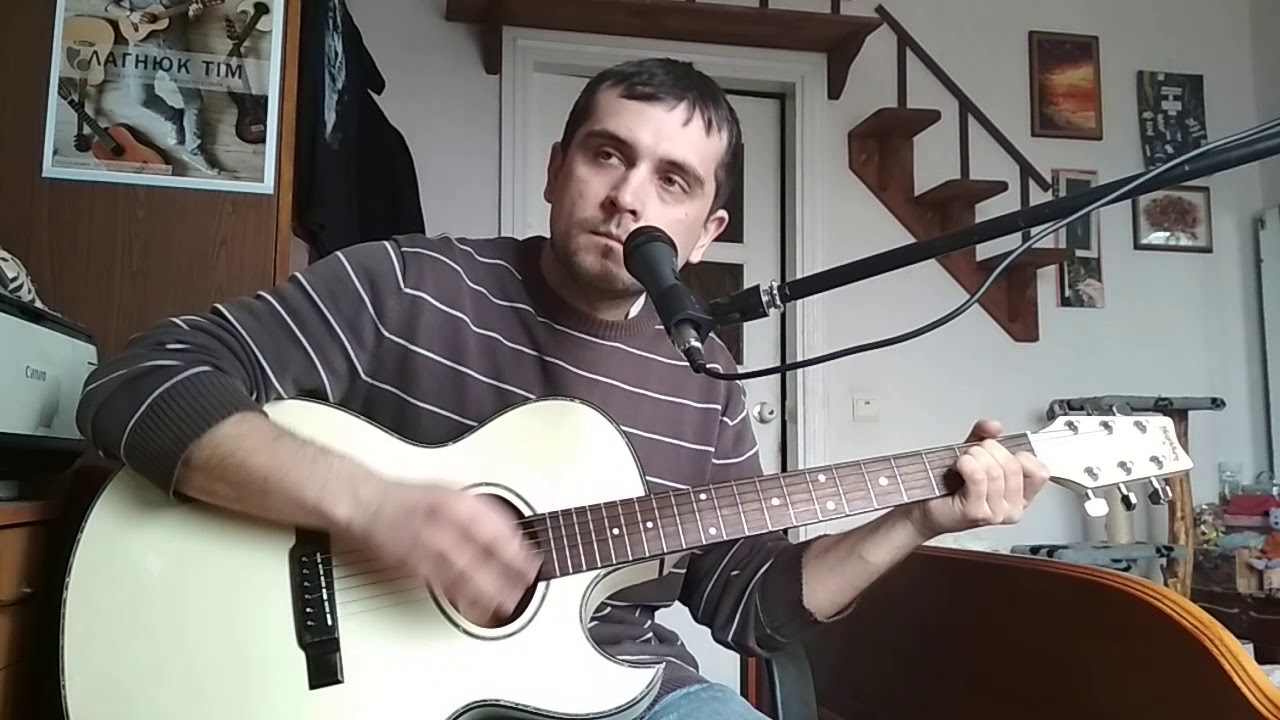 Кино-Песня без слов (cover) washburn ea40