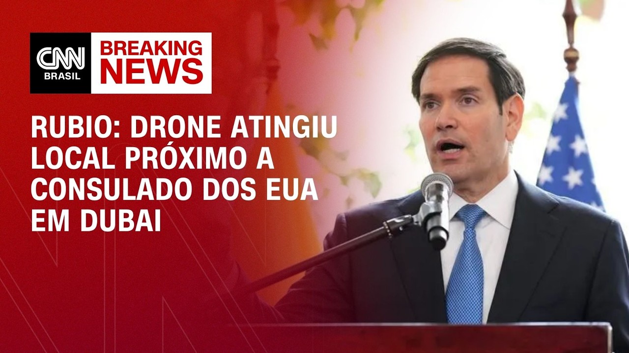 Guerra no Oriente Médio: Drone atingiu local próximo a consulado em Dubai, diz Rubio | HORA H