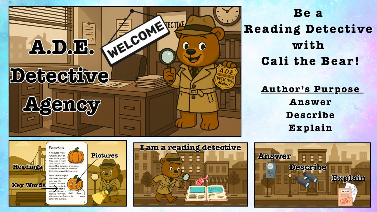 A.D.E. Reading Detective: Author's Purpose