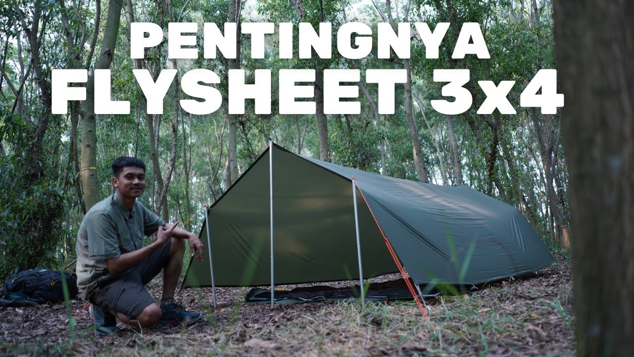 FLYSHEET TERBAIK TAHUN INI | REVIEW FLYSHEET 3X4 KILIMANJARO OUTDOOR STORE
