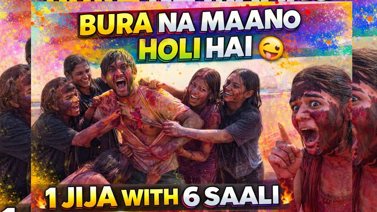 “Couple Holi Special ❤️🌈 | 2026 Holi Vlog”