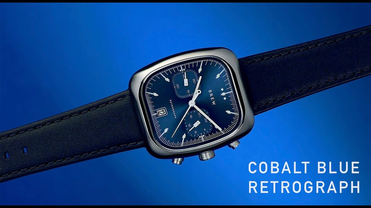 Cobalt Blue Retrograph Watch