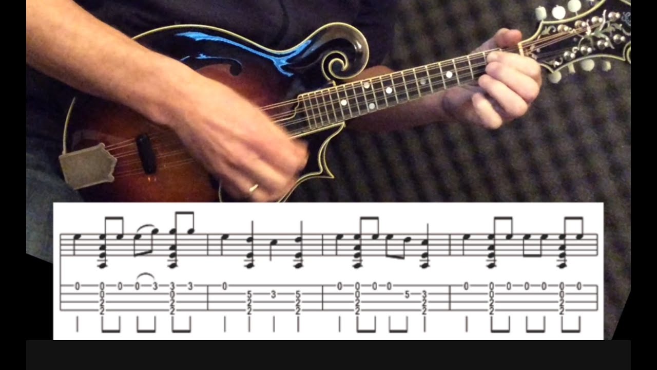 Chop Melody Style - Mandolin lesson 2 (Pretty Polly)