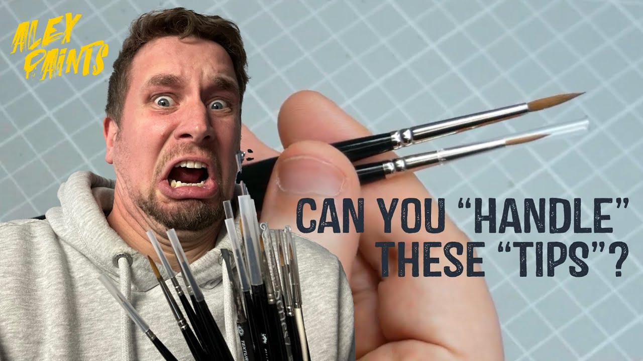 What brushes do I use to paint Warhammer & other minis?