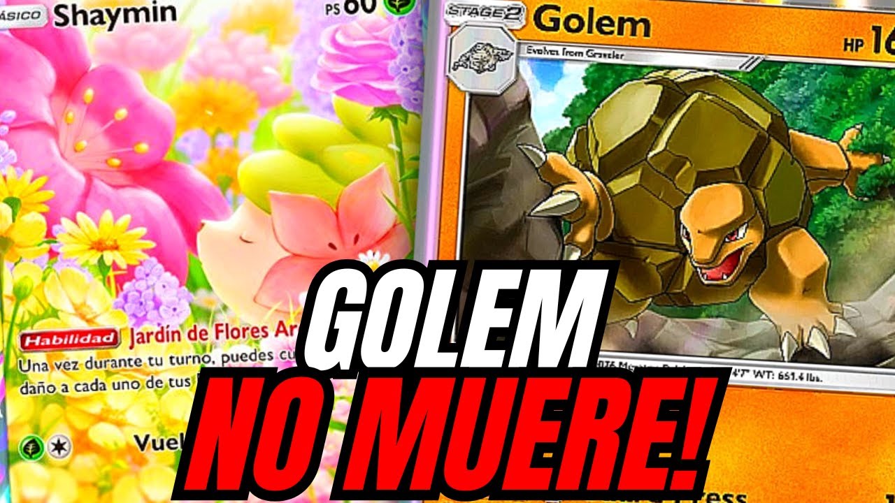 🔥 ¡El poder imparable de Golem en Pokémon TCG Pocket!