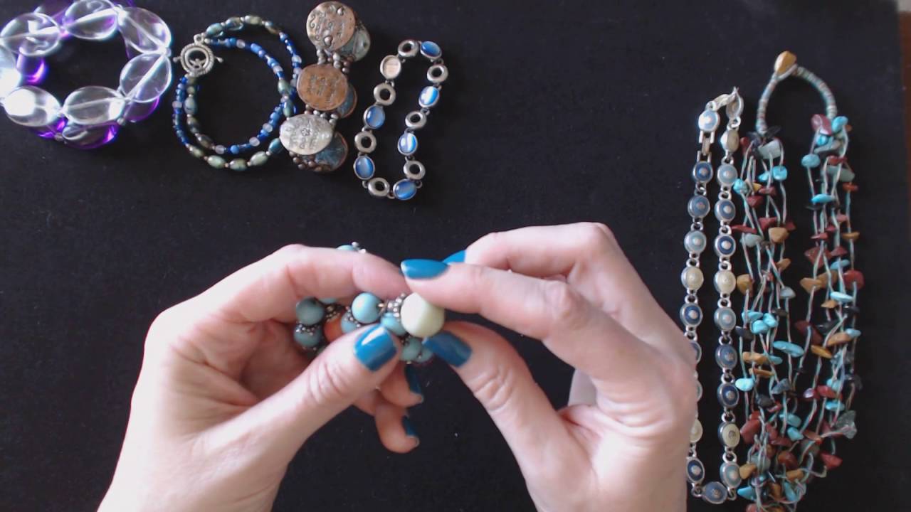 ASMR Whisper & Gum Chewing ~ Thrift Store Jewelry Haul ~ Southern Accent
