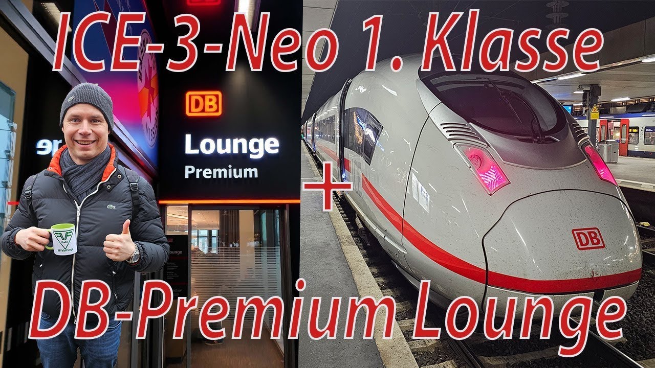 ICE-3-NEO 1. Klasse und DB-Premium Lounge in Berlin