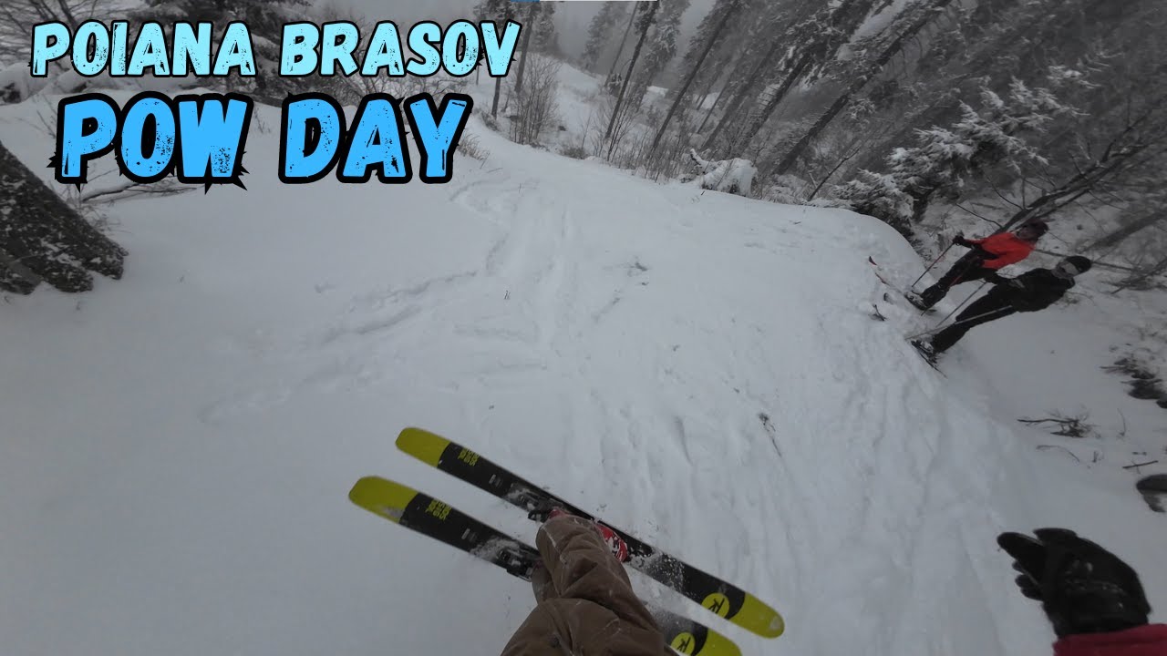 *POW DAY* + CRASH | Freeride/Offpiste POIANA BRASOV
