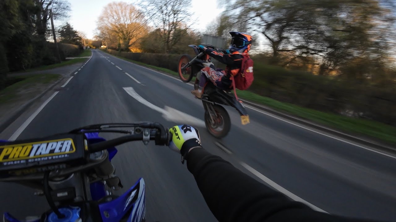 YZF250 AND EXC350 ROAD RIDE UK (4K)