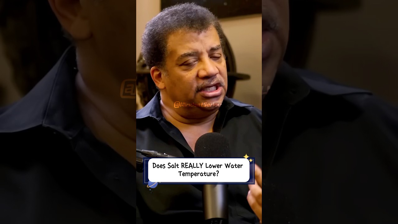Does Salt Really Lower Water Temperature? 😳 w/ Neil deGrasse Tyson #science
