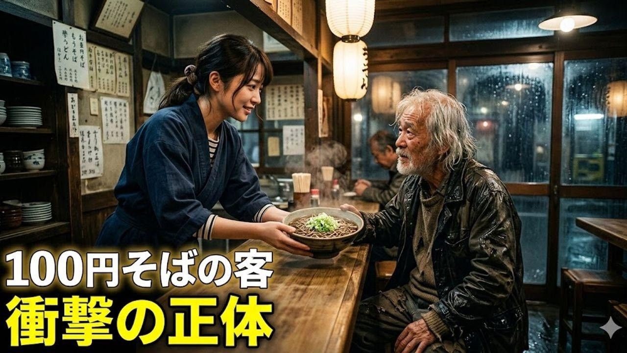 100円そばを頼んだホームレス老人の正体…女店主が震えた驚愕の真実