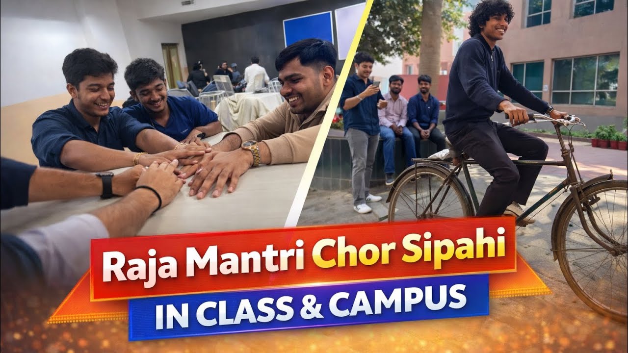 Class Mein Raja Mantri Chor Sipahi & Cycle Ride | Campus Fun Day