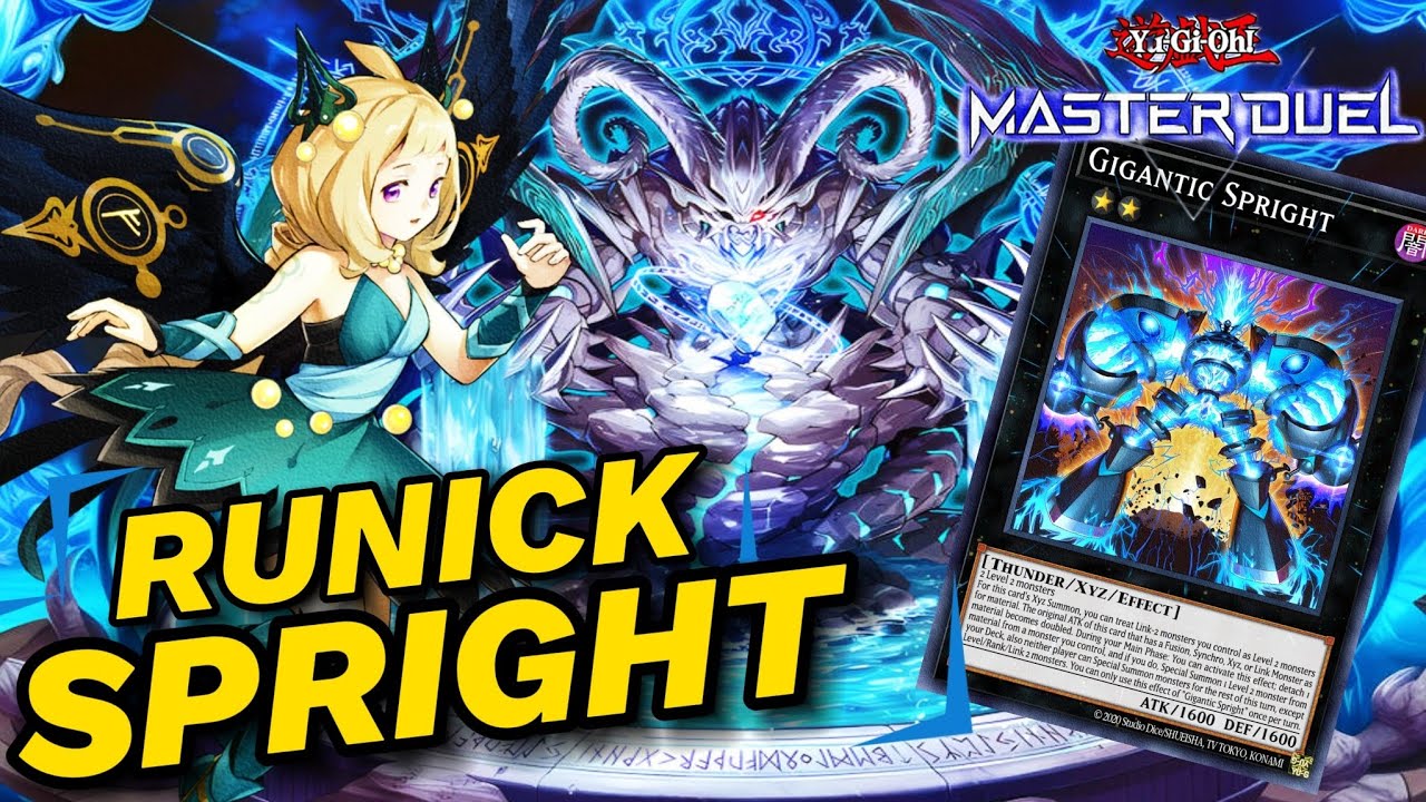 RUNICK SPRIGHT 70% WINRATE | GAMEPLAY SEASON 44! [ Yu-Gi-Oh! Master Duel ]