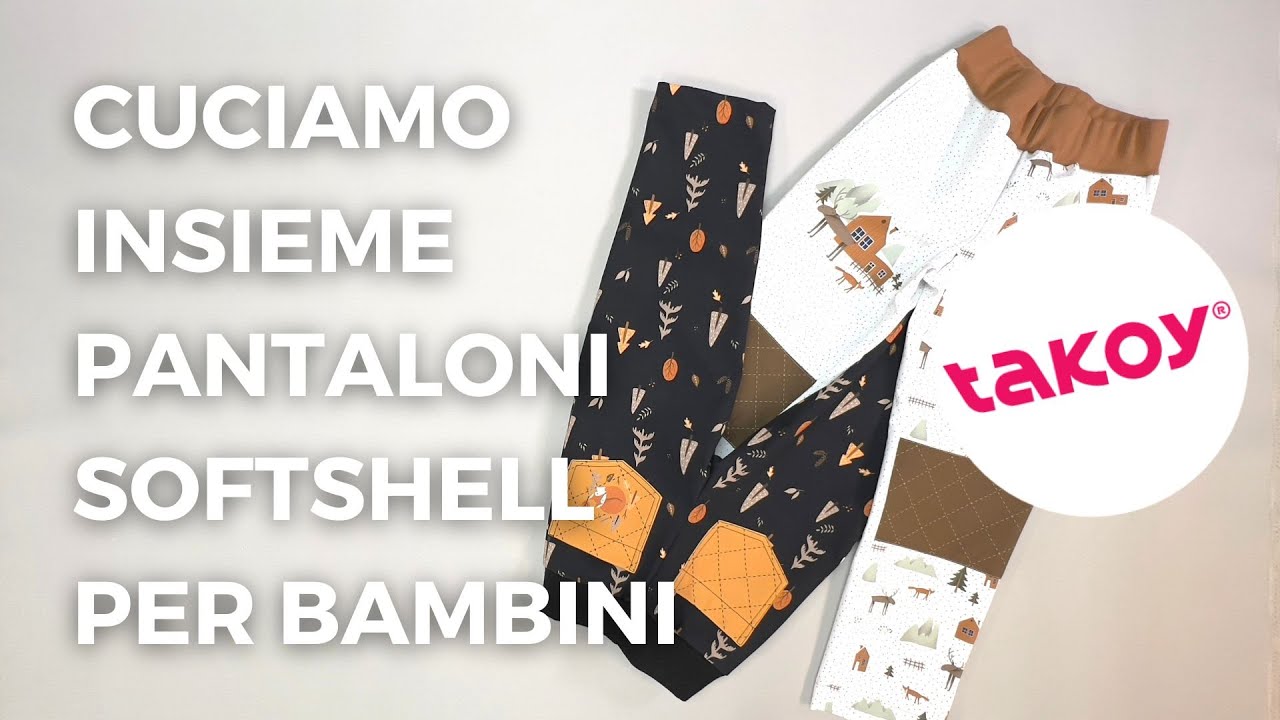 CUCIAMO INSIEME PANTALONI SOFTSHELL PER BAMBINI 👖 ⎜ @TakoyIT