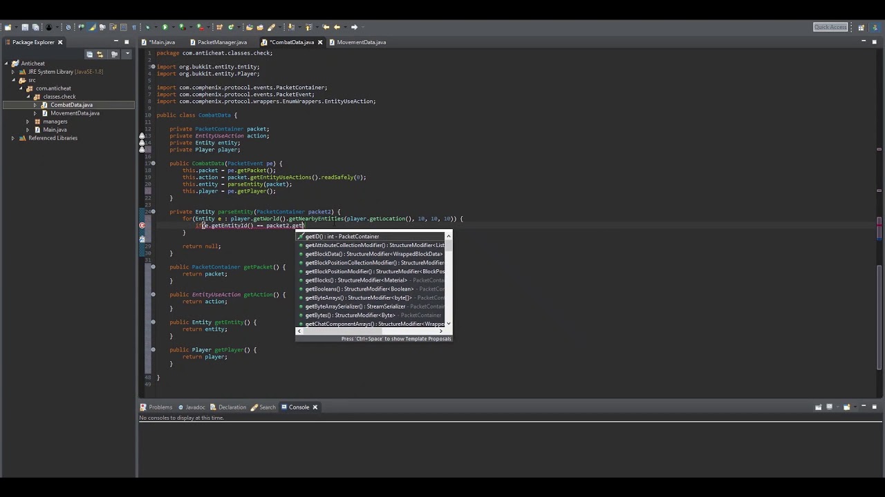 Spigot - Anticheat Speed Coding #1 - Core