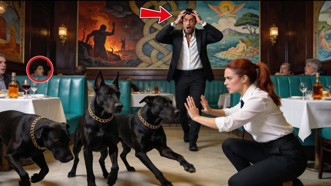 Nimeni nu putea îmblânzi Dogo Argentino-ul Șefului Mafiei până Chelnerița a făcut ceva Inimaginabil!