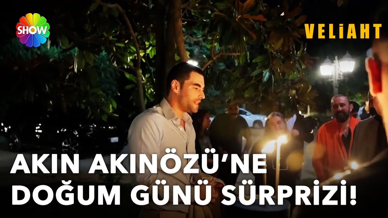 Akın Akınözü'ne #Veliaht setinde doğum günü sürprizi🤩🎂