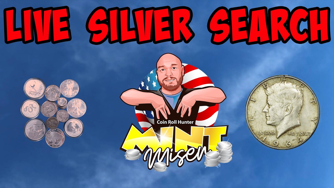 🔴Live Coin Roll Hunting Half Dollars With Friends!