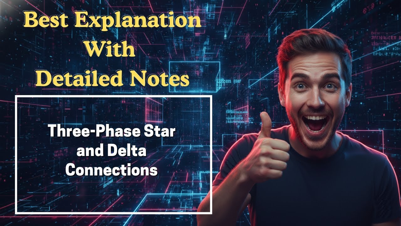 [170] Three-Phase Star and Delta Connections (Basic Electrical Engineering)