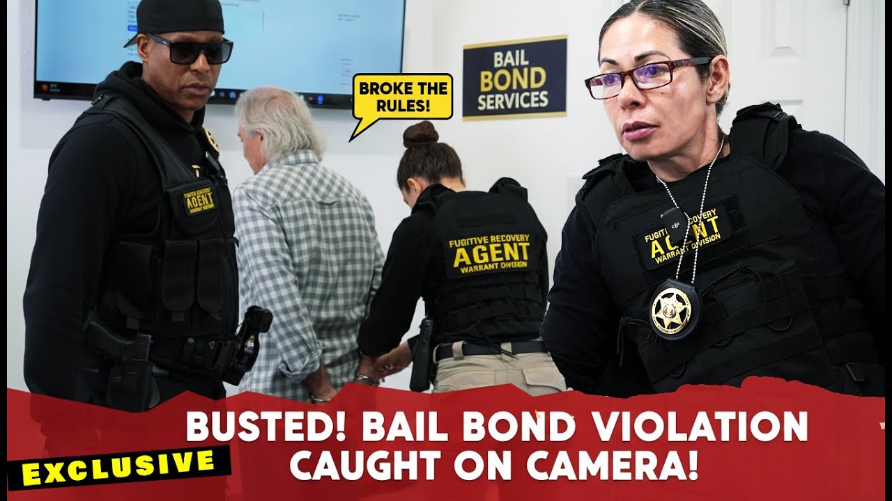 ARRESTED AGAIN! Bond Violations Caught on Camera