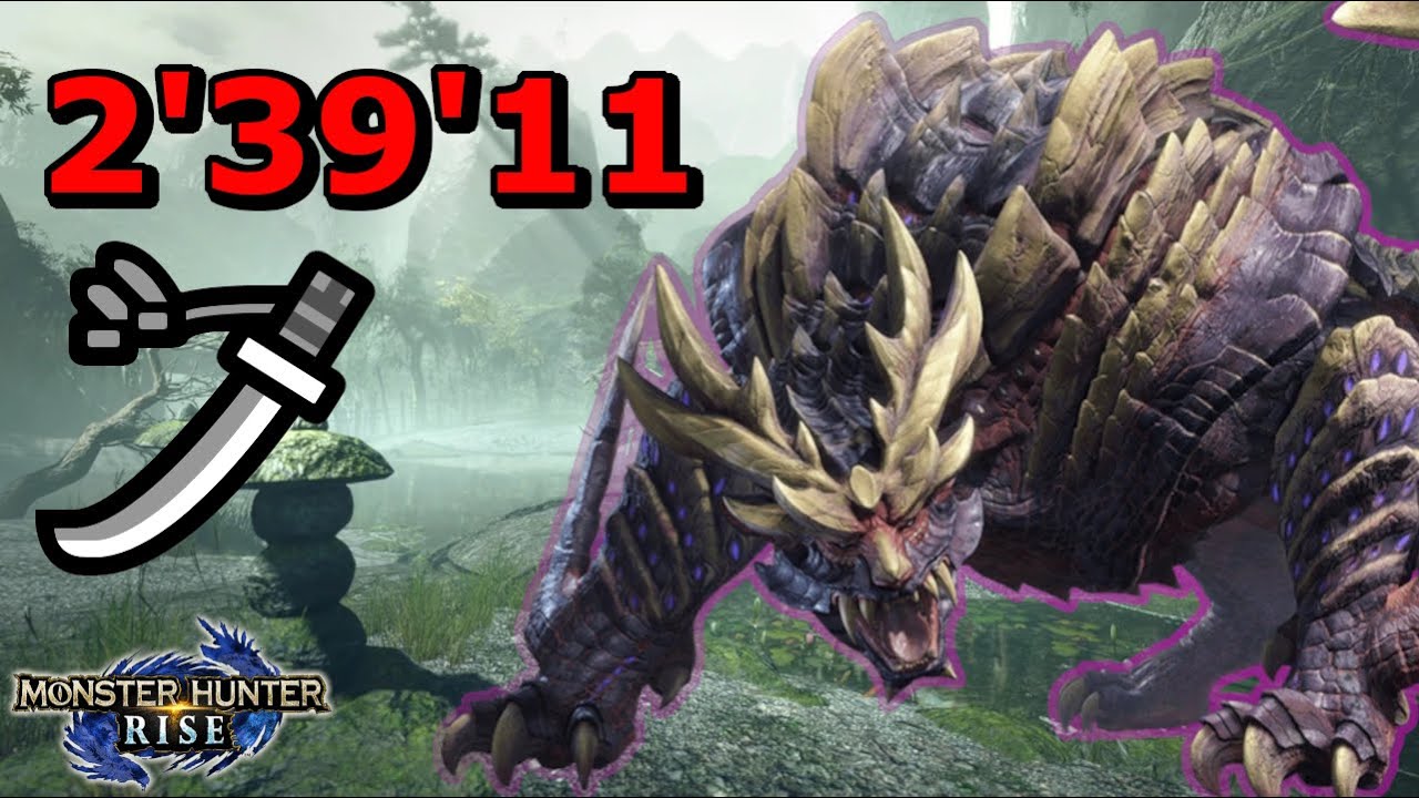 Magnamalo Long Sword Speedrun Monster Hunter Rise