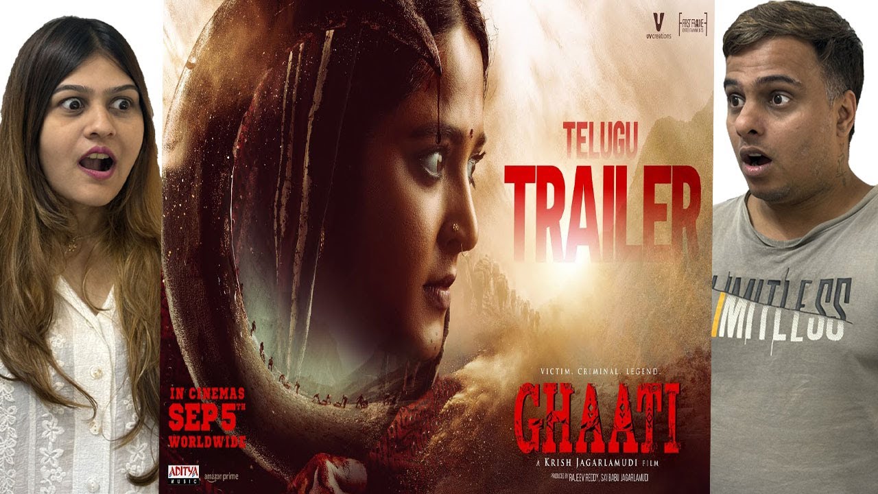 GHAATI Trailer  | Anushka Shetty | Vikram Prabhu | Krish Jagarlamudi | UV Creations