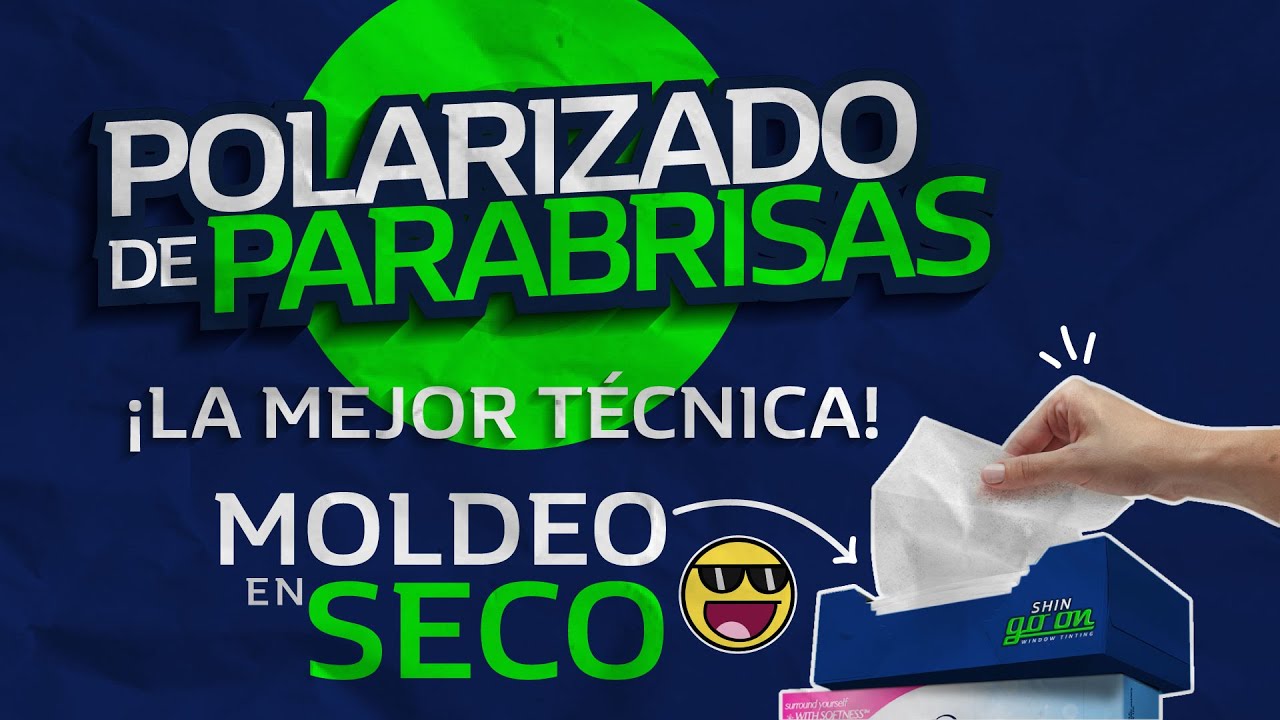 Cómo polarizar parabrisas de un #volkswagen Polo ¡LA MEJOR TÉCNICA!  Moldeo en seco